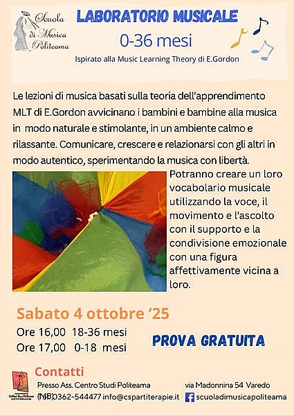  LABORATORIO MUSICALE 1