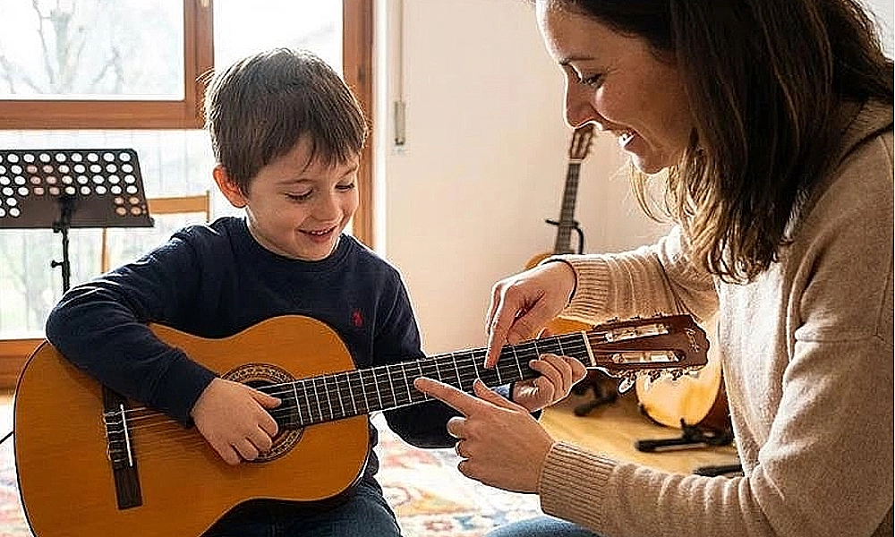 Corso di Chitarra dai 6 anni a Varedo: Le Prime Sei Corde